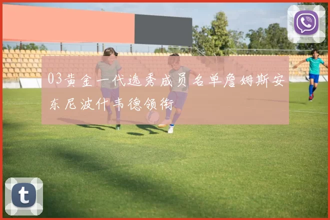 03黄金一代选秀成员名单詹姆斯安东尼波什韦德领衔
