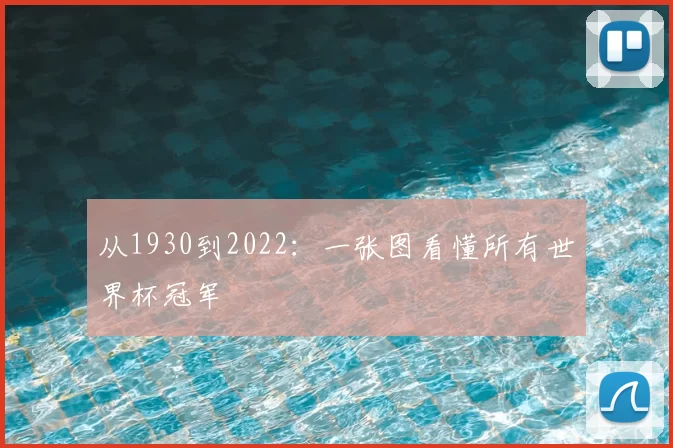 从1930到2022:一张图看懂所有世界杯冠军