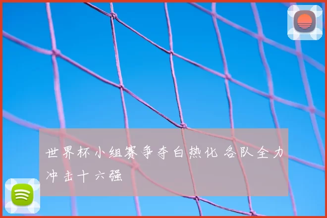 世界杯小组赛争夺白热化 各队全力冲击十六强