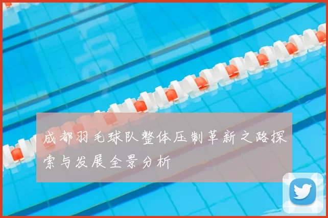 成都羽毛球队整体压制革新之路探索与发展全景分析